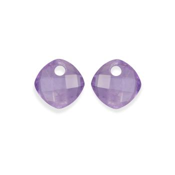 Sparkling Jewels Pandantive pentru cercei din ametist EAGEM05-CC