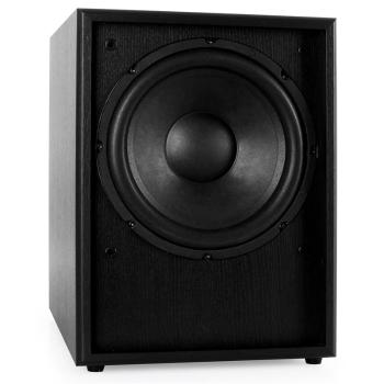 Auna Active Subwoofer Line-300-SW-BK AUX negru