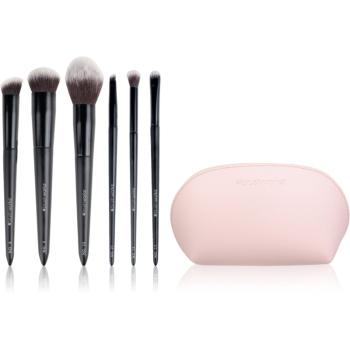 Brushworks Essentials Makeup Brush Set Complexion set de pensule cu geantă