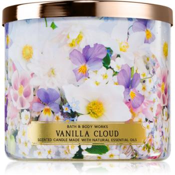 Bath & Body Works Vanilla Clouds lumânare parfumată 411 g