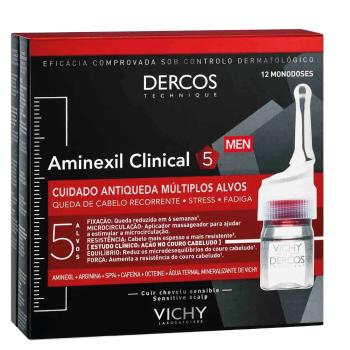 Vichy Tratament împotriva căderii parului pentru bărbați Aminexil Clinical 12 x 6 ml