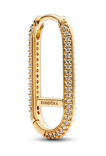 Pandora Cercel single placat cu aur cu zirconi Shine Me 262796C01