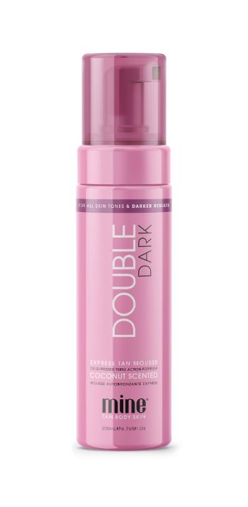 Minetan Spumă autobronzantă întunecată Double Dark (Tanning Foam) 200 ml