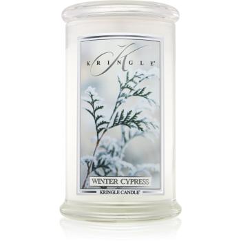 Kringle Candle Winter Cypress lumânare parfumată 624 g