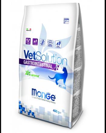 MONGE Vet Solution Cat Gastrointestinal hrană uscată dietetică pentru pisici cu probleme gastrointestinale 400g