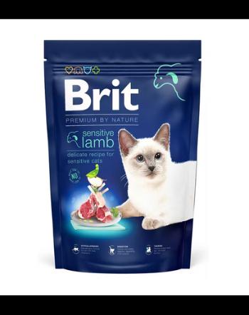 BRIT Cat Premium by Nature Sensitive lamb Hrana uscata pentru pisici adulte cu tract digestiv sensibil, cu miel 300 g