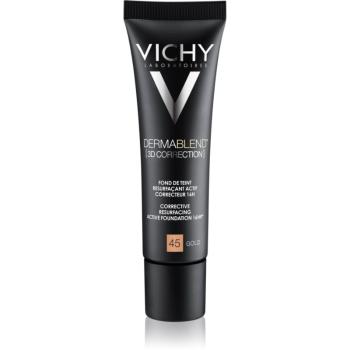 Vichy Dermablend 3D Correction Corecție pentru netezirea machiajului SPF 25 culoare 45 Gold  30 ml