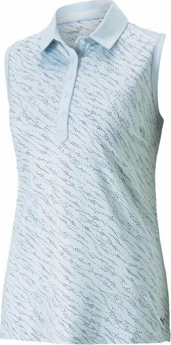 Puma Womens Cloudspun Whitewater Sleeveless Lucite/Navy Blazer XS Polo košile