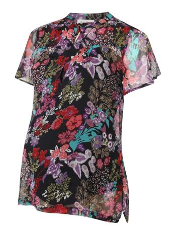 QUEEN MUM Blúz 'Dublin'  vegyes színek / fekete