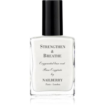 NAILBERRY Strengthen & Breathe lac intaritor de baza pentru unghii cu efect de întărire 15 ml