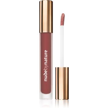 Nude by Nature Satin Liquid Lipstick ruj cremos cu finisaj satinat culoare 09 Rich Plum 3,75 ml