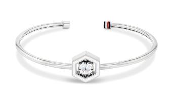 Tommy Hilfiger Brățară solidă din oțel cu cristal Geometric 2780856