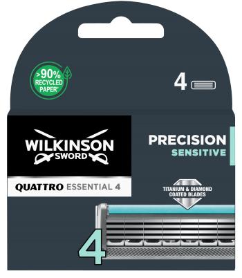 Wilkinson Sword Capete de rezervă Quattro Essential Precision Sensitive 4 buc