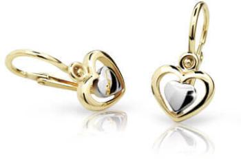 Cutie Jewellery Cercei bicolori pentru copii Inimioare C1604-10-X-R1