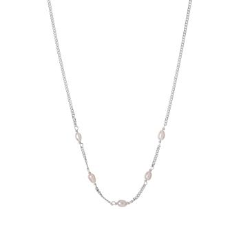 Alisia Colier elegant din argint cu perle autentice AL3855-Argento