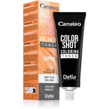 Delia Cosmetics Cameleo Color Shot toner color pentru păr culoare COPPER 60 ml