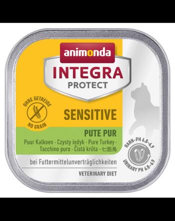 ANIMONDA Integra Sensitive Hrana umeda pisici cu intolerante alimentare, cu curcan 100 g