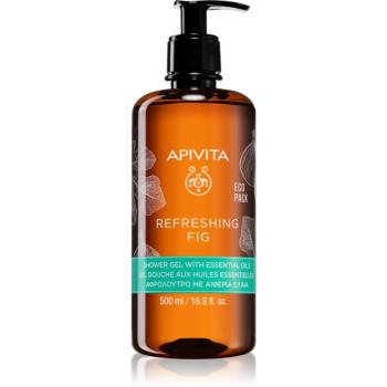 Apivita Refreshing Fig Shower Gel gel de dus revigorant cu uleiuri esentiale 500 ml