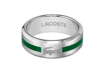 Lacoste Inel original din oțel pentru bărbați Stencil 2040083 64 mm