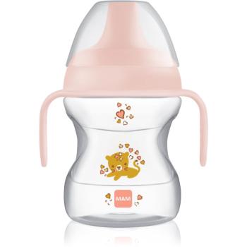 MAM Learn to Drink Cup cană pentru antrenament cu mânere Girl 190 ml