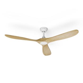 Klarstein Ventilator de tavan Bahama Breeze Smart Ceiling Fan, palete rotor din lemn masiv, telecomandă + control prin aplicație