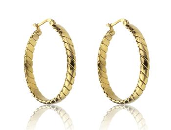 Marc Malone Cercei rotunzi eleganți Stella Gold Earrings MCE23014G