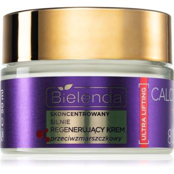 Bielenda Calcium + Q10 Concentrated, strongly regenerating anti-wrinkle cream for day 80+ crema de zi pentru contur si fermitate 50 ml