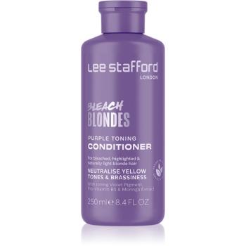 Lee Stafford Bleach Blondes Toning Conditioner balsam nuanțator pentru parul blond cu suvite 250 ml