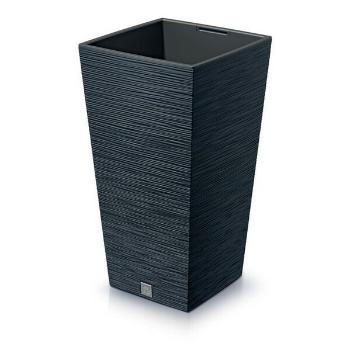 Ghiveci de flori FURU SQUARE 39,5 cm, antracit, antracit, 39 cm