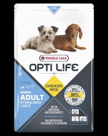 VERSELE-LAGA Opti Life Adult Light Mini hrana uscata pentru caini supraponderali/obezi de talie mica 7,5 kg