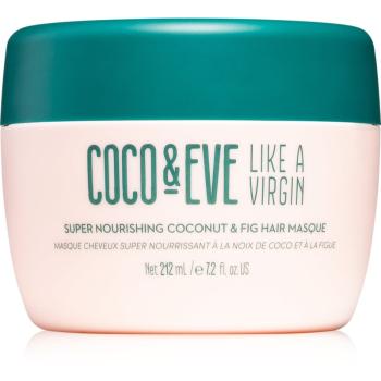 Coco & Eve Like A Virgin Super Nourishing Coconut & Fig Hair Masque mască hrănitoare profundă pentru un par stralucitor si catifelat 212 ml