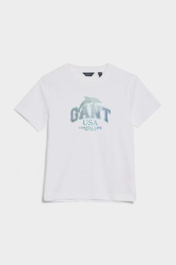 PÓLÓ GANT RELAXED GANT T-SHIRT WHITE