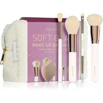 BrushArt Basic Soft Glam make-up brush set set de pensule cu geantă