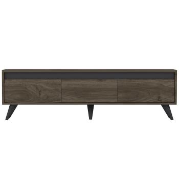 Masă TV Century Walnut, maro închis