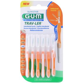 G.U.M Trav-Ler Interdental perie interdentara 0,9 mm 6 buc