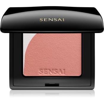 Sensai Blooming Blush blush cu efect iluminator cu pensula culoare 05 Blooming Beige 4 g