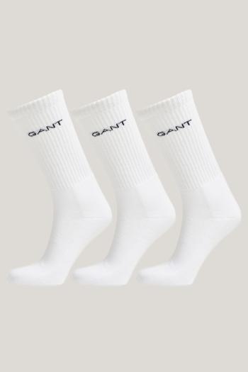 PONOŽKY 3-PACK GANT SPORT SOCKS 3-PACK WHITE