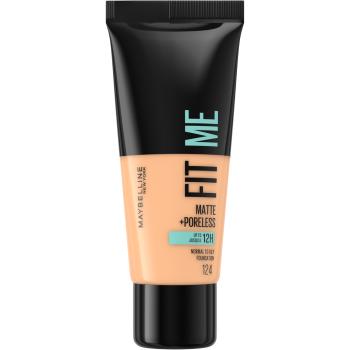 MAYBELLINE NEW YORK Fit Me! Matte + Poreless make-up 124 Soft sand, 30 ml