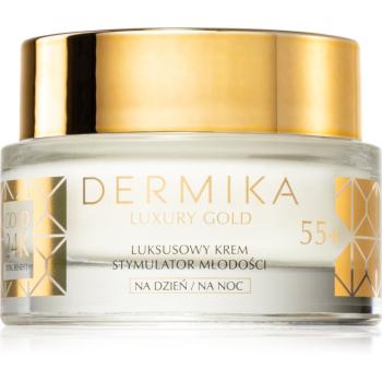 Dermika Luxury Gold crema pentru reintinerire 55+ 50 ml