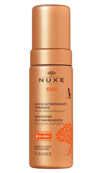 Nuxe Spumă hidratantă autobronzantă Sun (Moisturizing Self-Tanning Mousse) 150 ml