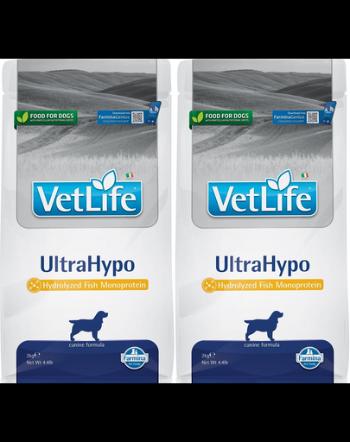 FARMINA Vet Life Ultrahypo - Hrana uscata caini cu intoleranta alimentara 2x 2 kg