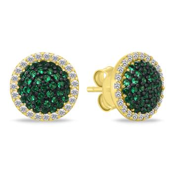 Brilio Silver Cercei din argint placat cu aur cu zirconiu cubic EA1143YG
