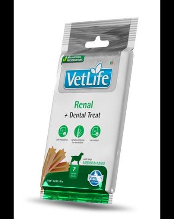 FARMINA Vet Life Dental Treat Renal Medium/Maxi 100 g gustare dentara pentru caini de talie medie si mare cu probleme renale