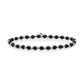 Sparkling Jewels Brățară de mărgele cu onix SB-GEM07-3MM-MIX