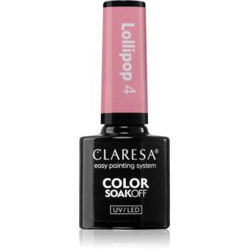 Claresa SoakOff UV/LED Color Lollipop lac de unghii sub forma de gel culoare 4 5 g