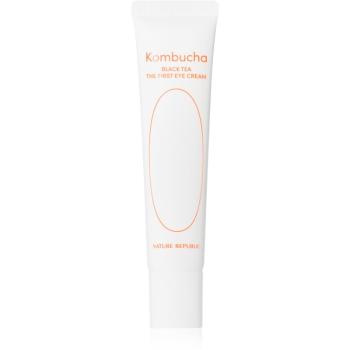 NATURE REPUBLIC Kombucha Black Tea The First Eye Cream crema de ochi hidratanta cu efect antirid 30 ml