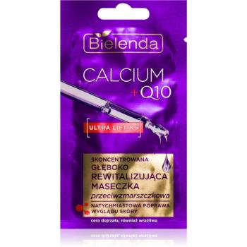 Bielenda Calcium + Q10 Concentrated deeply revitalizing anti-wrinkle mask masca pentru fata cu efect de anti-imbatrinire 8 g