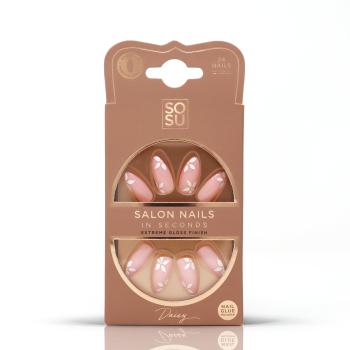 SOSU Cosmetics Unghii artificiale Daisy (Salon Nails) 24 buc