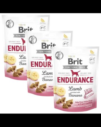 BRIT Care Dog Functional Snack Endurance Lamb 3x150 g gustari pentru caini cu miel