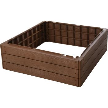 Pat înălțat Renton maro, 75,6 x 75,6 x în.25 cm, maro